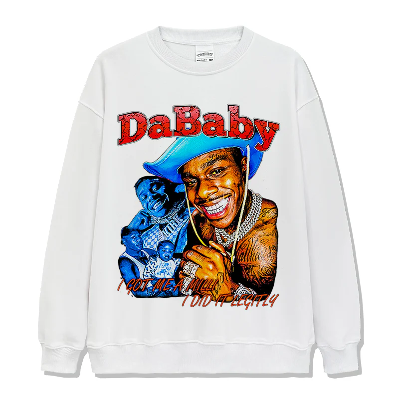 I Got A Milli I Did It Legitly By DaBaby Sweatshirt - Image 3