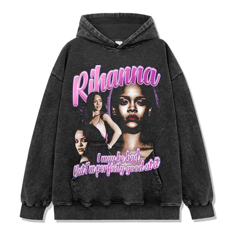 I may be bad but I'm perfectly good at it By Rihanna Hoodie - Image 2