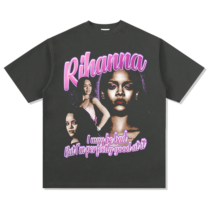 I may be bad but I'm perfectly good at it By Rihanna Tee - Image 2