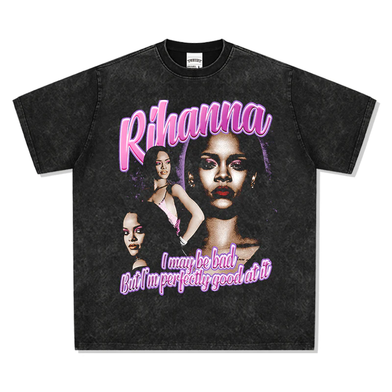 I may be bad but I'm perfectly good at it By Rihanna Tee - Image 3