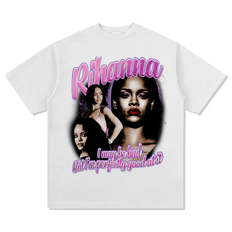 I may be bad but I'm perfectly good at it By Rihanna Tee - Image 4