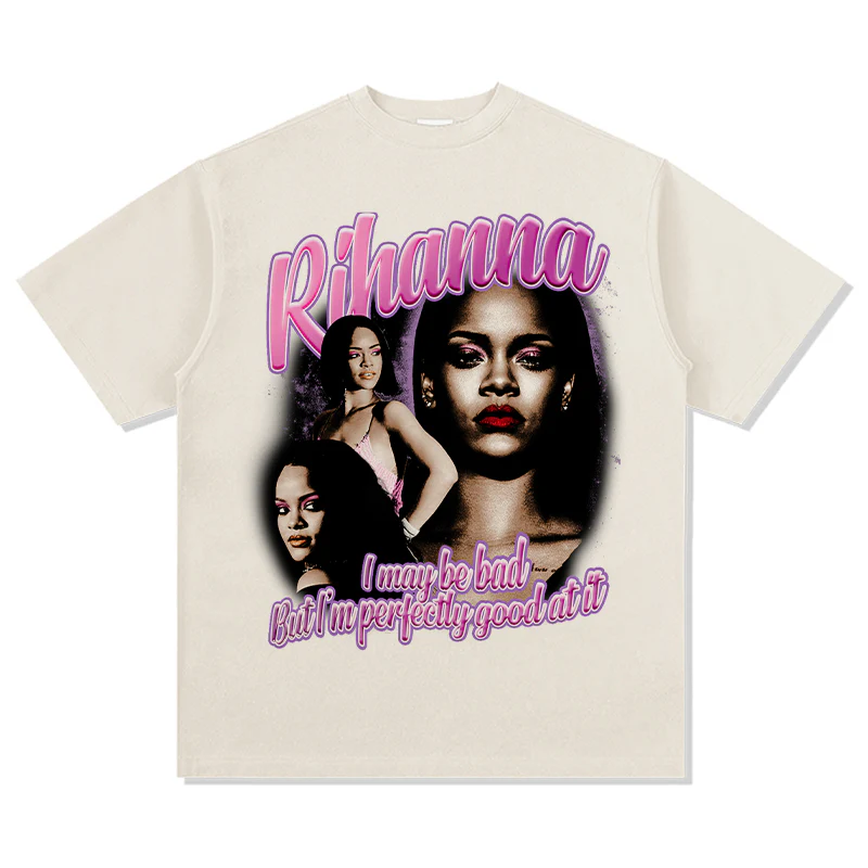 I may be bad but I'm perfectly good at it By Rihanna Tee - Image 5