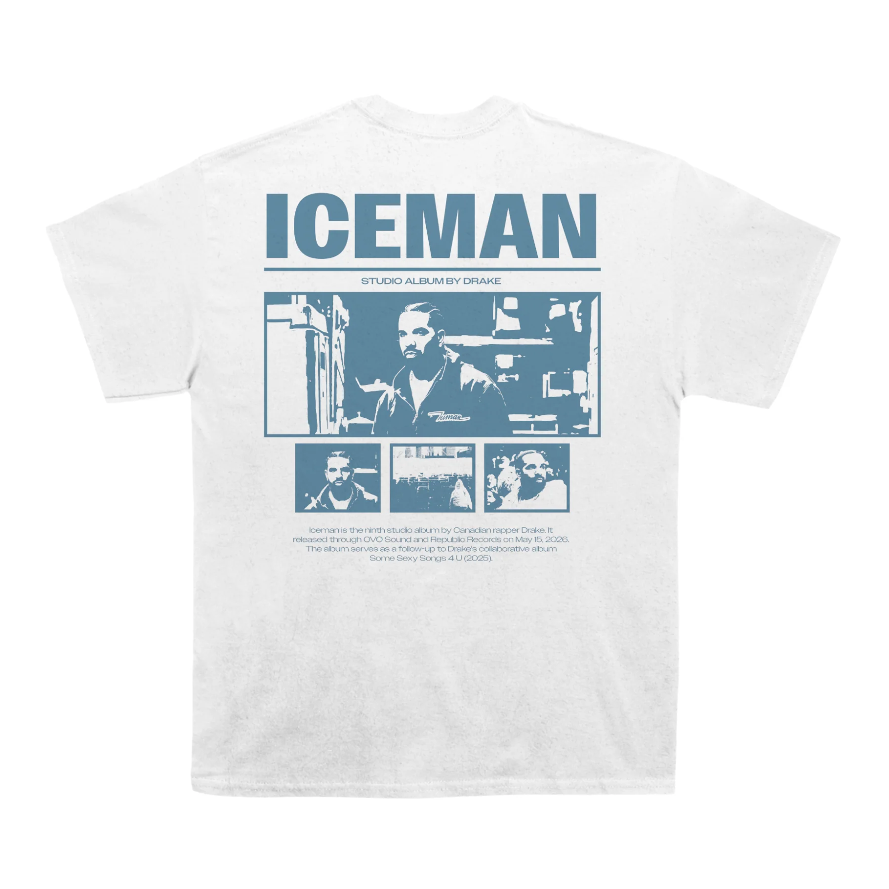 Iceman Poster T-Shirt (with Backprint) - Image 2