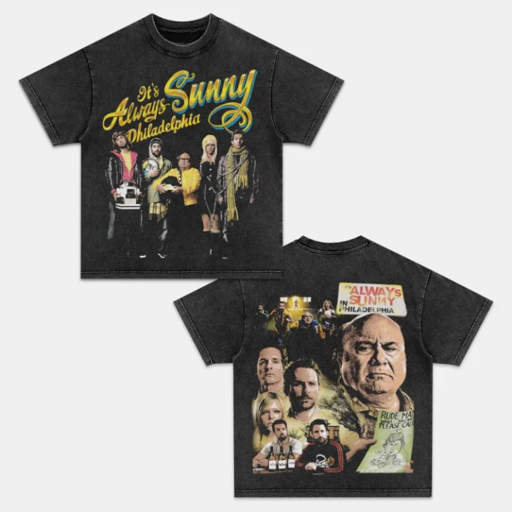 IT'S ALWAYS SUNNY IN PHILADELPHIA BACK DESIGN TEE - Image 2