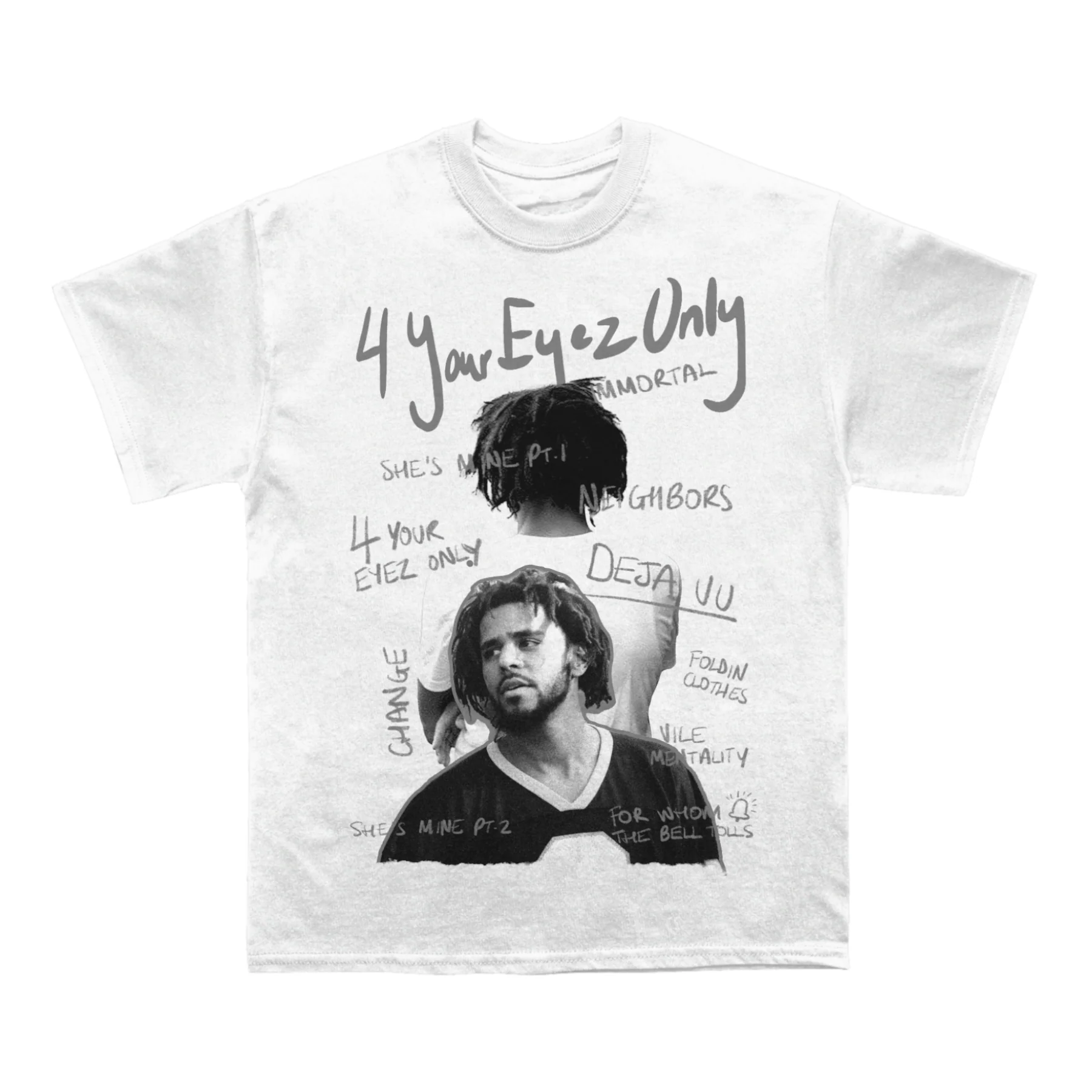 J Cole "4 Your Eyez Only" Sketchbook TEE - Image 2