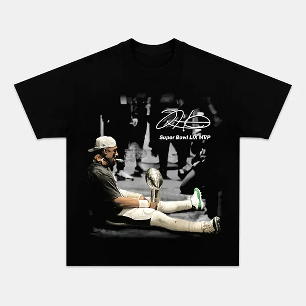 Jalen Hurts Super Bowl MVP Graphic Tee Victory Style
