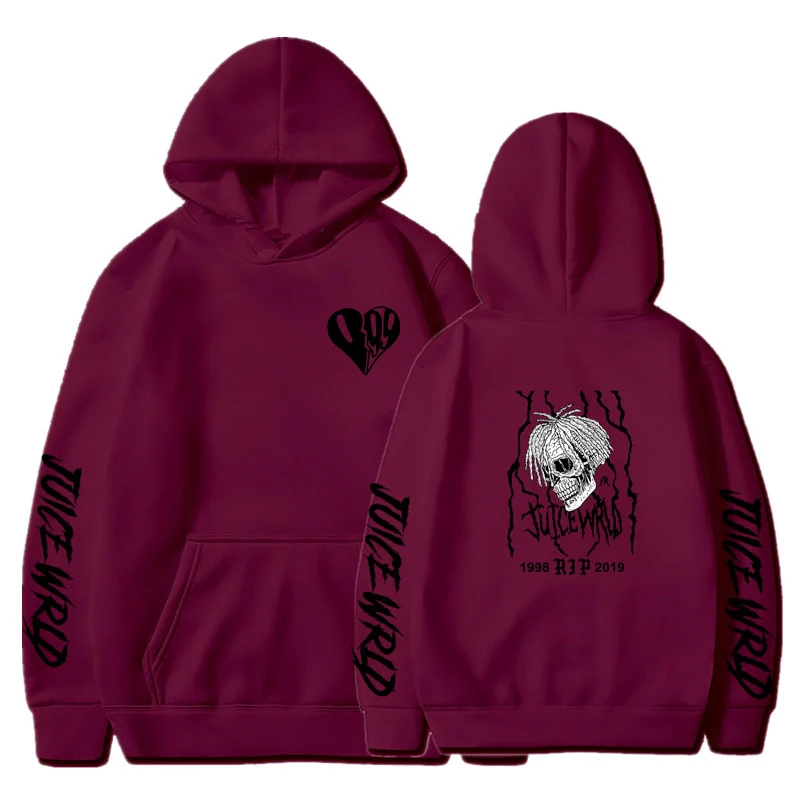 Juice Wrld Hoodies High Quality Winter Fleece Pullover Streetwear - Image 13