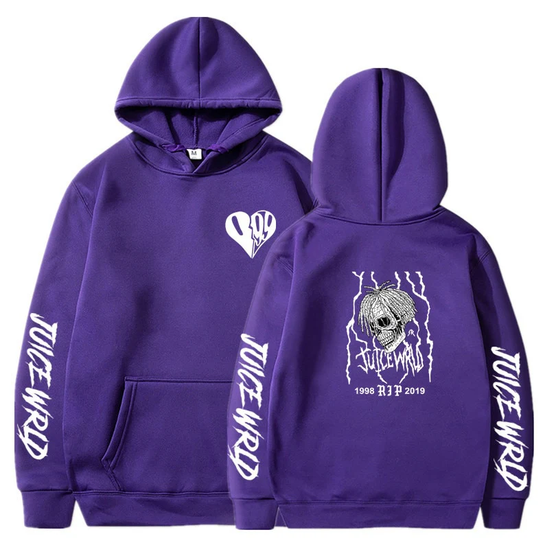 Juice Wrld Hoodies High Quality Winter Fleece Pullover Streetwear - Image 25