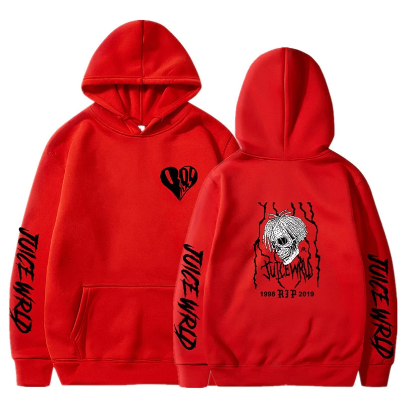 Juice Wrld Hoodies High Quality Winter Fleece Pullover Streetwear - Image 4
