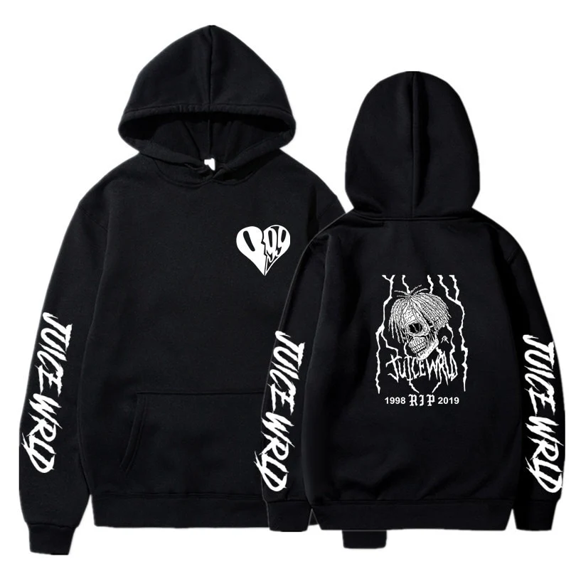 Juice Wrld Hoodies High Quality Winter Fleece Pullover Streetwear - Image 6