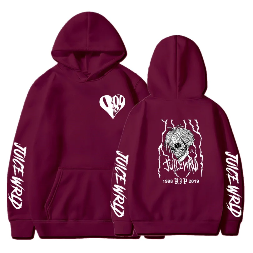 Juice Wrld Hoodies High Quality Winter Fleece Pullover Streetwear - Image 7