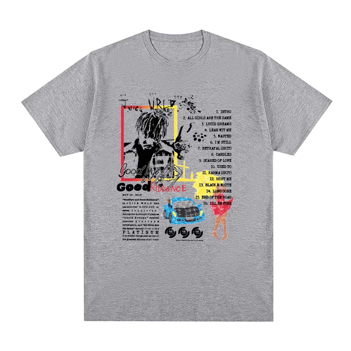 JUICE WRLD Vintage T shirt - Image 3