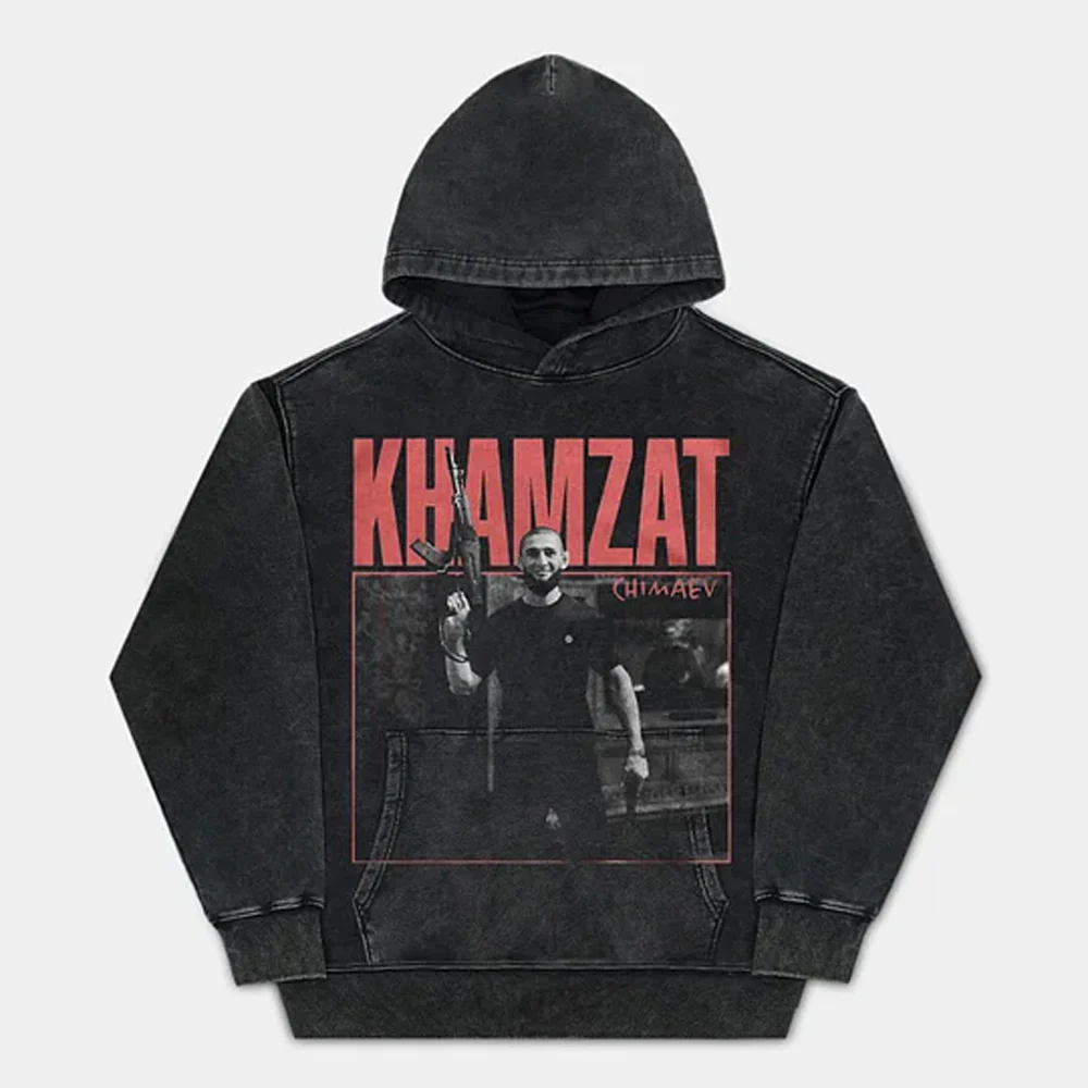 Khamzat Chimaev Fierce Graphic Tee - Image 4