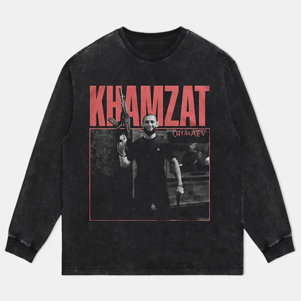 Khamzat Chimaev Fierce Graphic Tee - Image 5