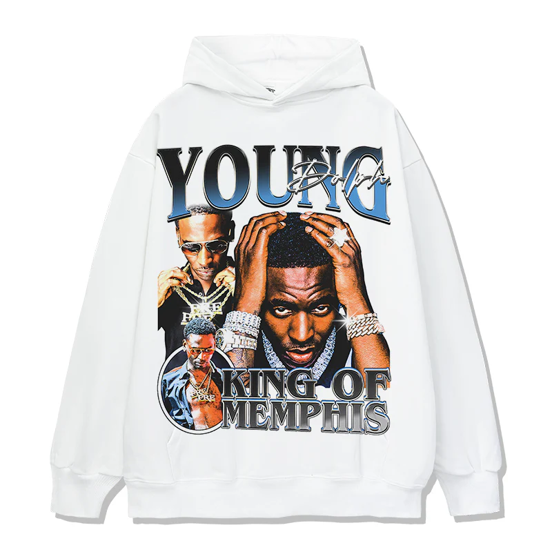 King Of Memphis By Young Dolph Hoodie - Image 3