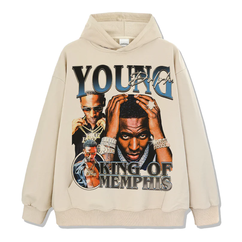 King Of Memphis By Young Dolph Hoodie - Image 4