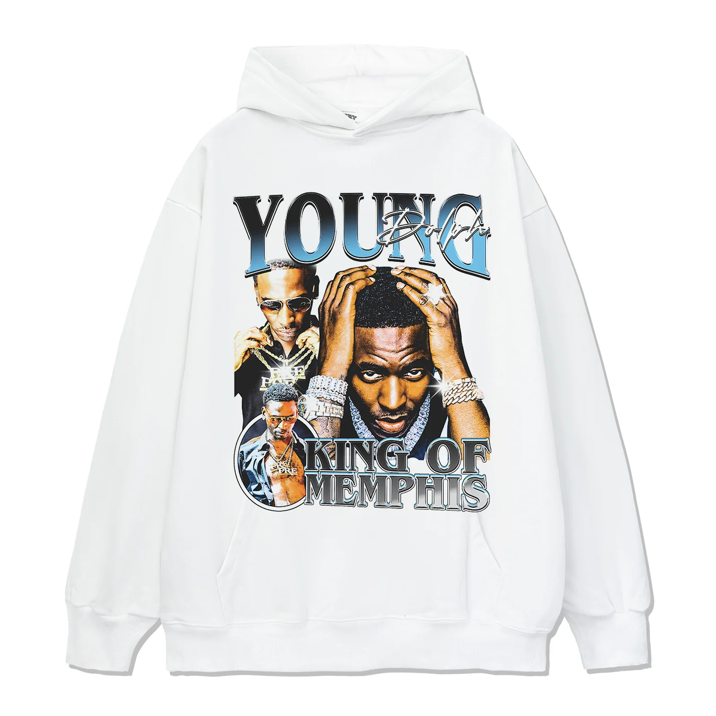 King Of Memphis By Young Dolph Hoodie - Image 3