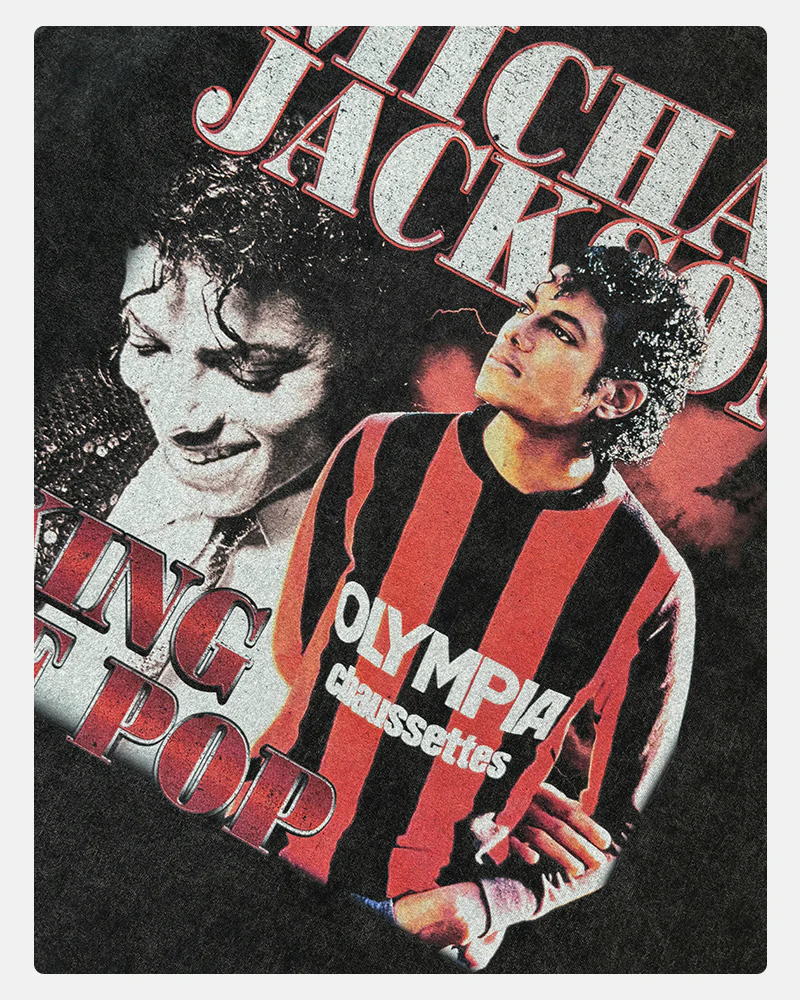 King Of Pop By Michael Jackson TEE - Image 4