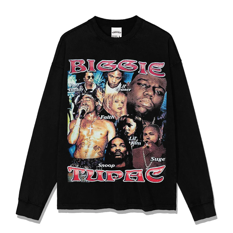 BIG BIGGIE SMALL Sweatshirt TUPAC 2024 - Image 3