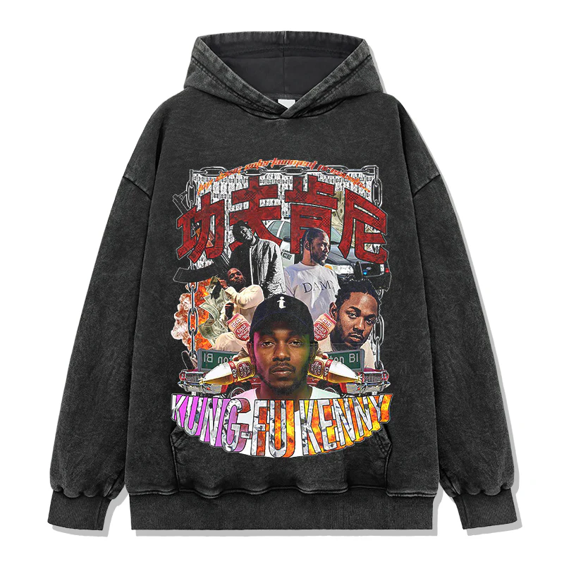 Kungfu Kenny By Kendrick Lamar Hoodie - Image 2