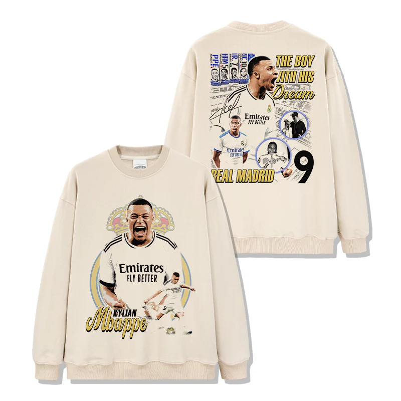 Kylian Mbappé Real Madrid "Signature" Sweatshirt