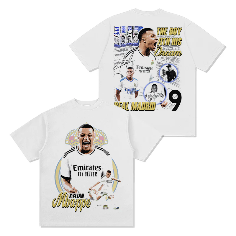 Kylian  Mbappé Real Madrid "Signature" TEE