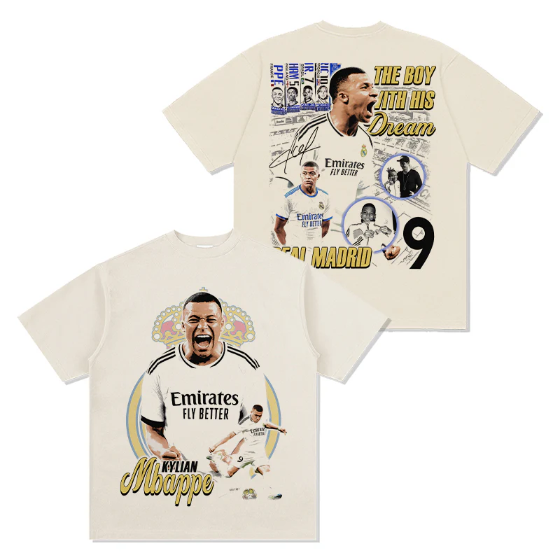 Kylian  Mbappé Real Madrid "Signature" TEE - Image 2