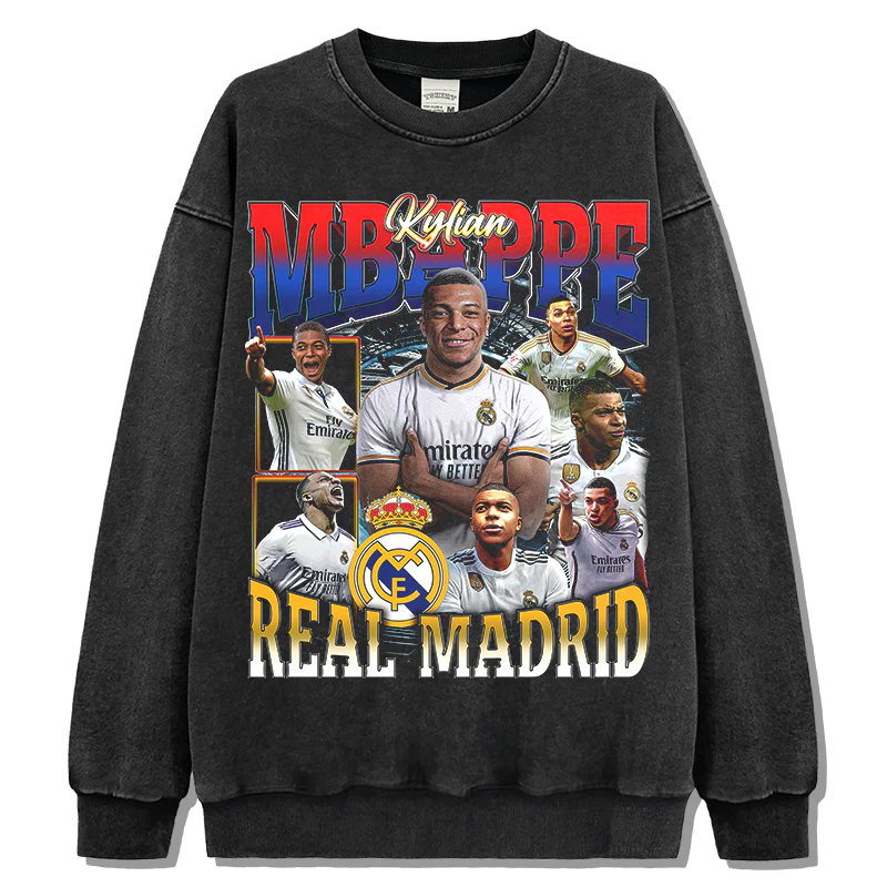 Kylian Mbappé "Real Madrid"Sweatshirt - Image 2