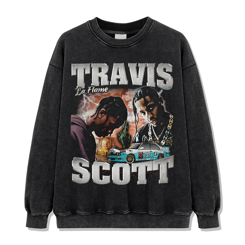 La Flame By Travis Scott Sweatshirt - Image 2