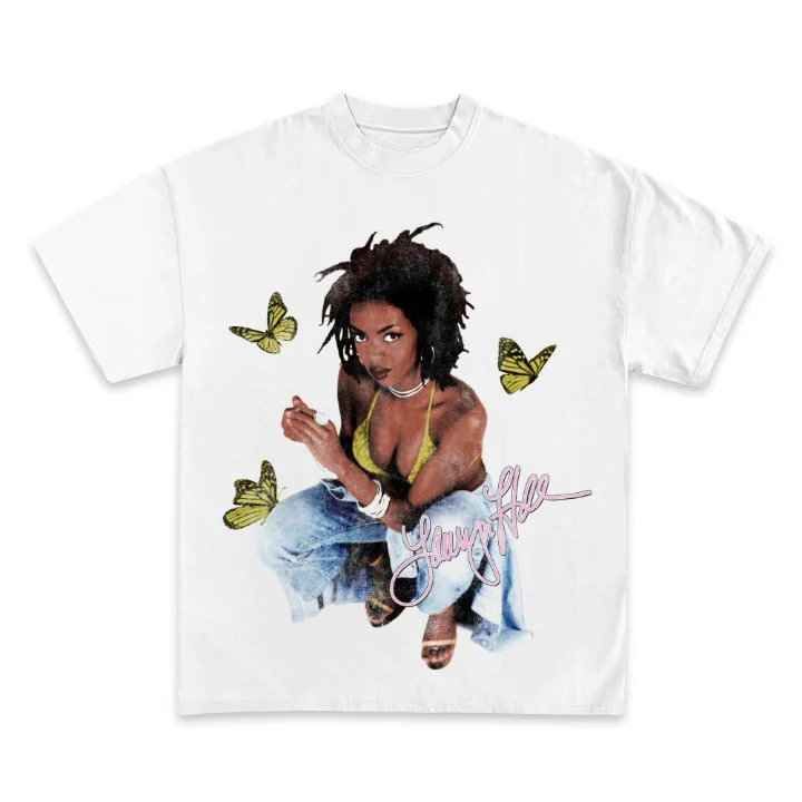 Lauryn Hill Back Design Graphic TEE - Image 2