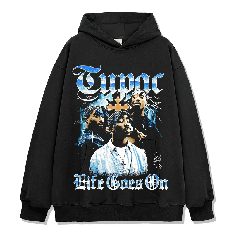 Life Goes On By Tupac Shakur Signature Hoodie