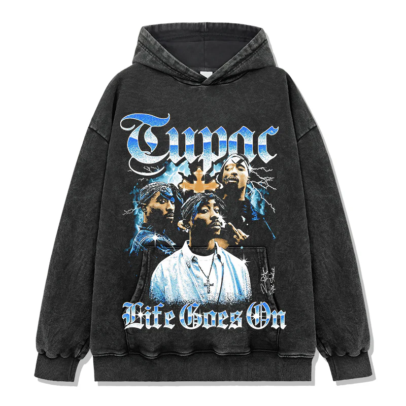 Life Goes On By Tupac Shakur Signature Hoodie - Image 2