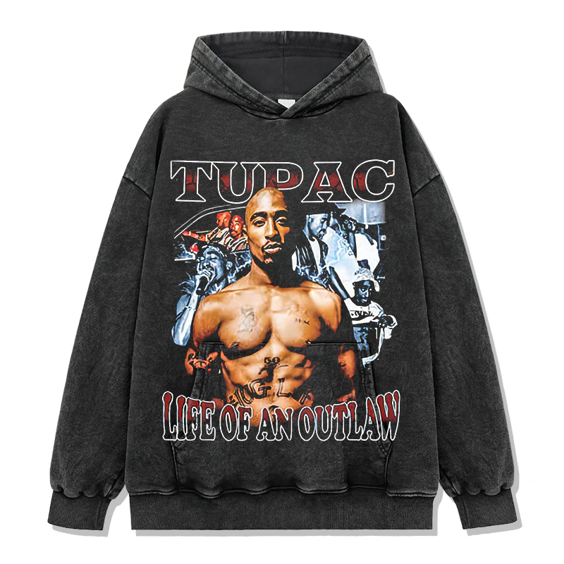 Life Of An Outlaw By Tupac Shakur Hoodie - Image 2