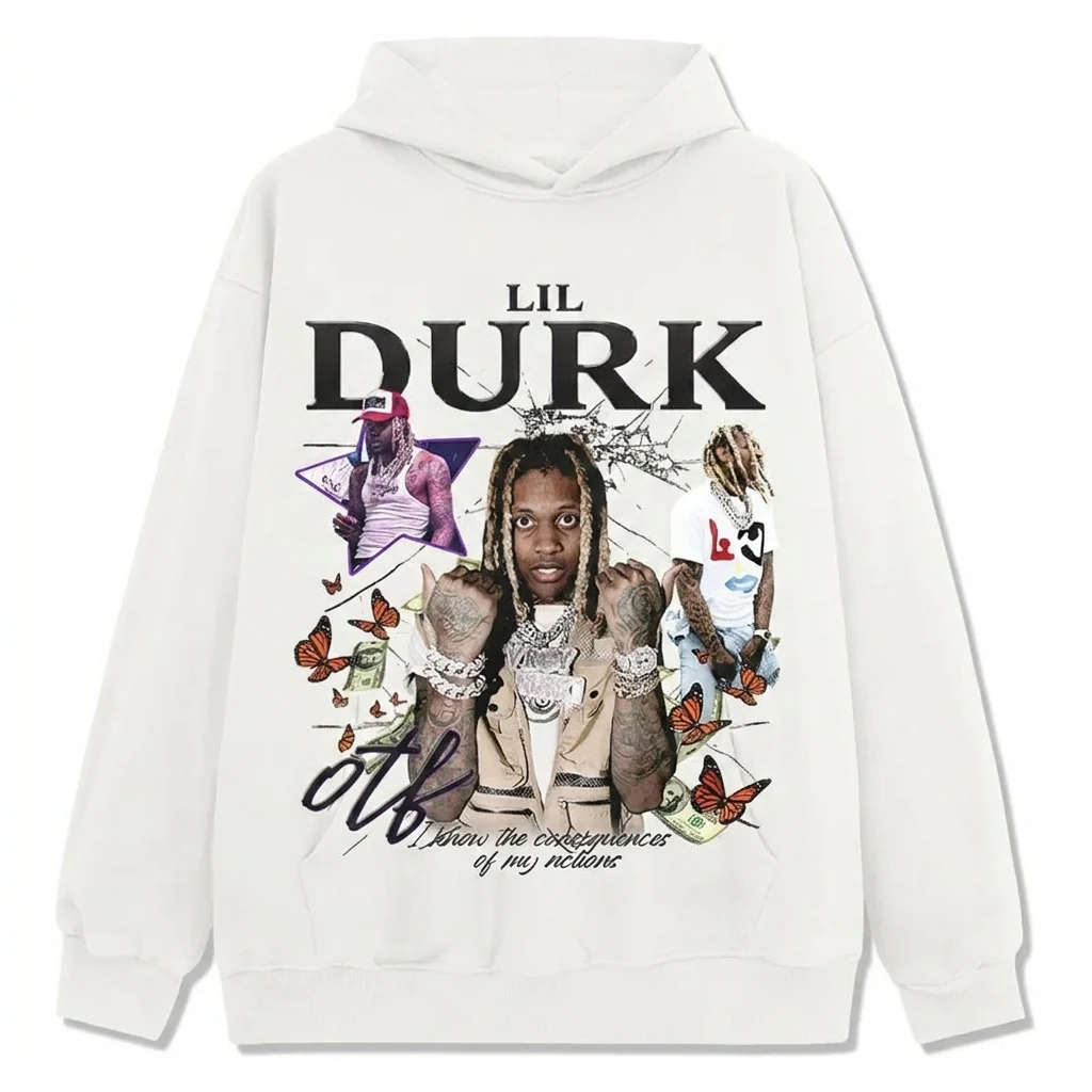 lil durk hoodie 2024 - Image 4