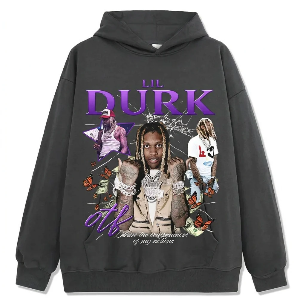 lil durk hoodie 2024 - Image 5