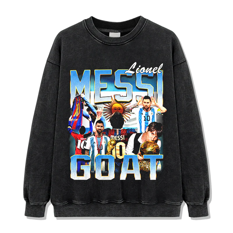 Lionel Messi “GOAT” Sweatshirt - Image 2