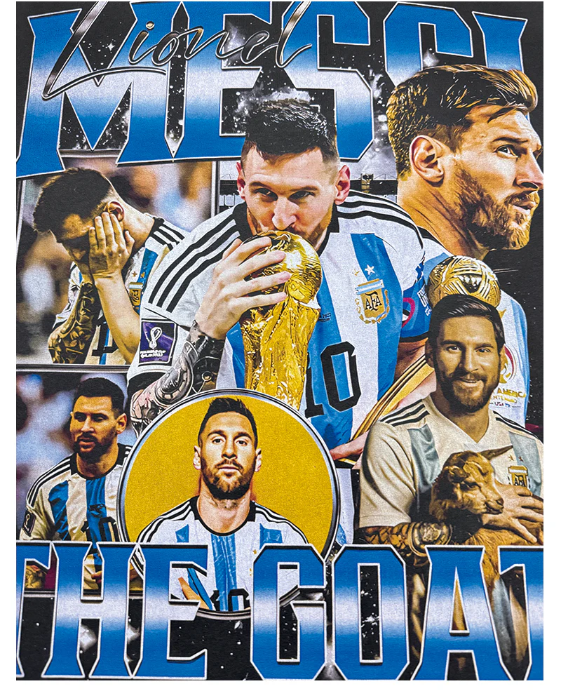 Lionel Messi "The King"Hoodie - Image 3