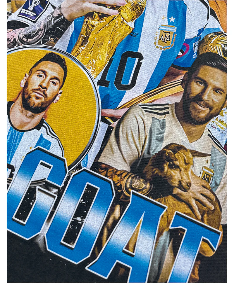 Lionel Messi "The King"Hoodie - Image 4