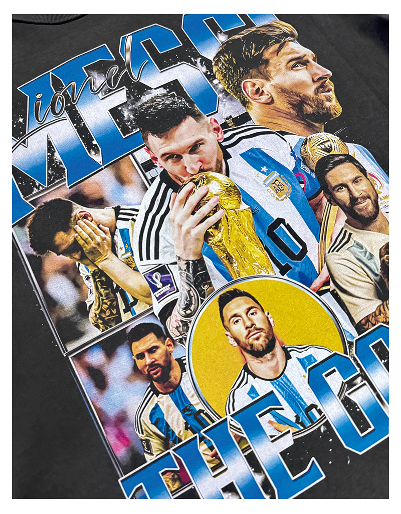 Lionel Messi "The King"Hoodie - Image 6
