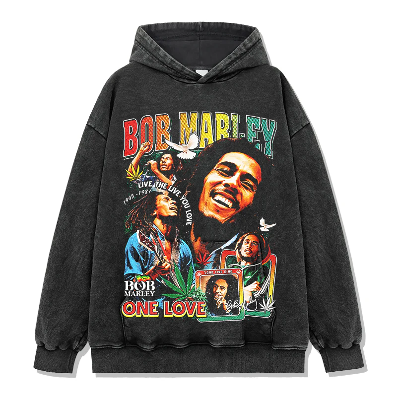 Live The Live You Love By Bob Morley Hoodie - Image 2