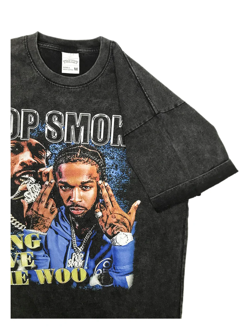 Long Live The Woo By Popsmoke TEE - Image 4