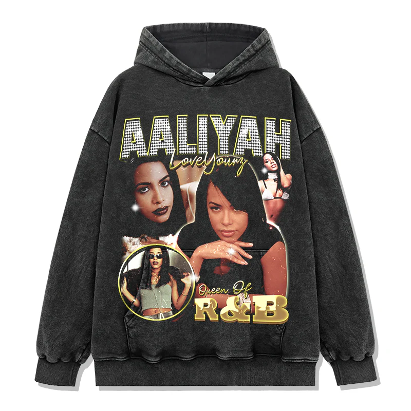 Love Yours By Aaliyah Hoodie - Image 2