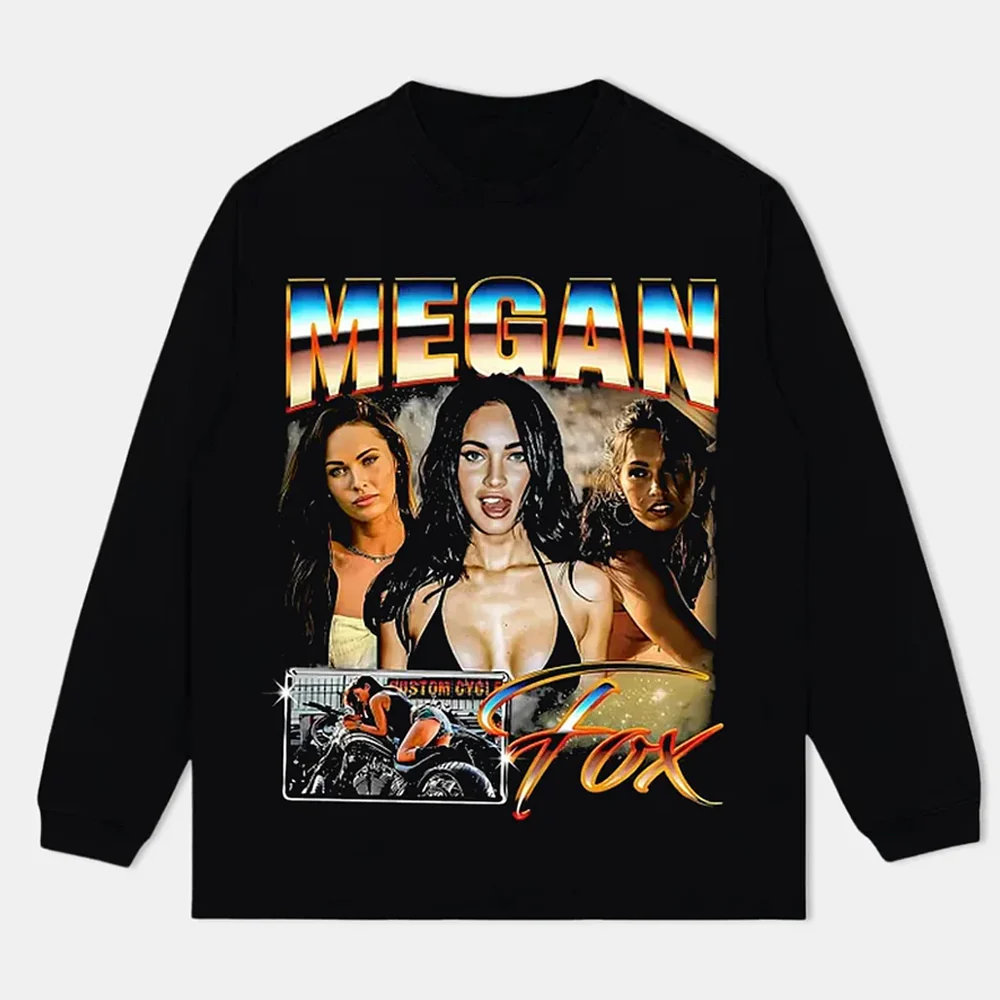 Megan Fox Retro Bold Collage Graphic Tees - Image 3