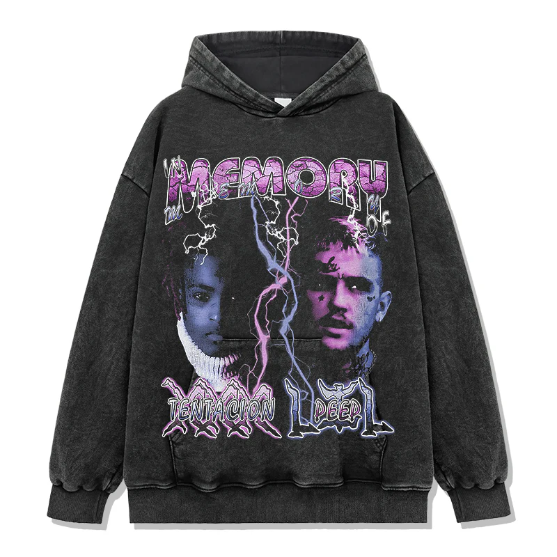 Memory By Xxxtentacion & Lil Peep Hoodie - Image 2