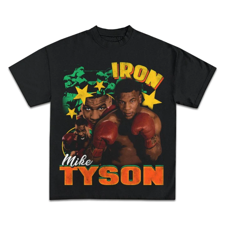 Mike Tyson "Kid Dynamite" Back Design Graphic TEE - Image 2