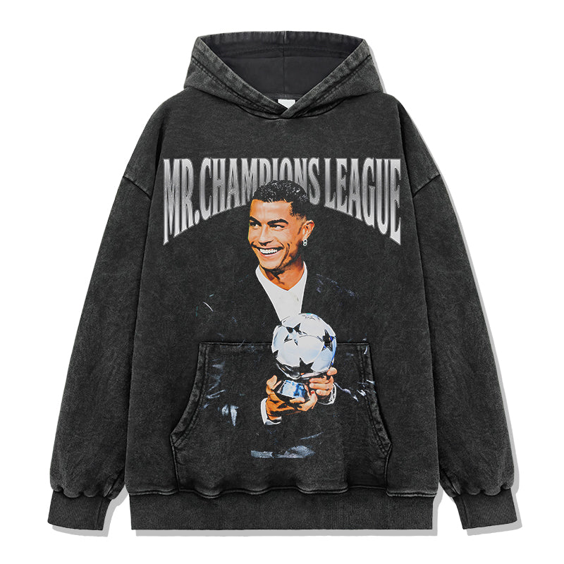 Mr. Champions League By Cristiano Ronaldo Hoodie - Image 2