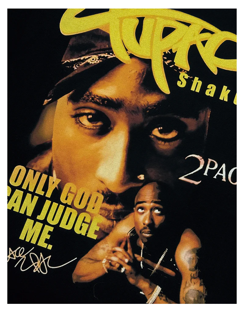 Only God Can Judge Me  By Tupac Shakur Signature Hoodie - Image 5