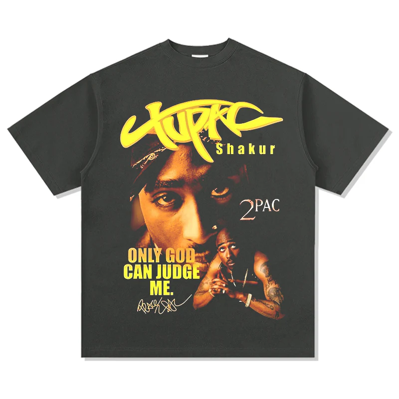 Only God Can Judge Me  By Tupac Shakur Signature TEE - Image 2