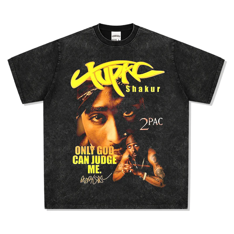 Only God Can Judge Me  By Tupac Shakur Signature TEE - Image 3