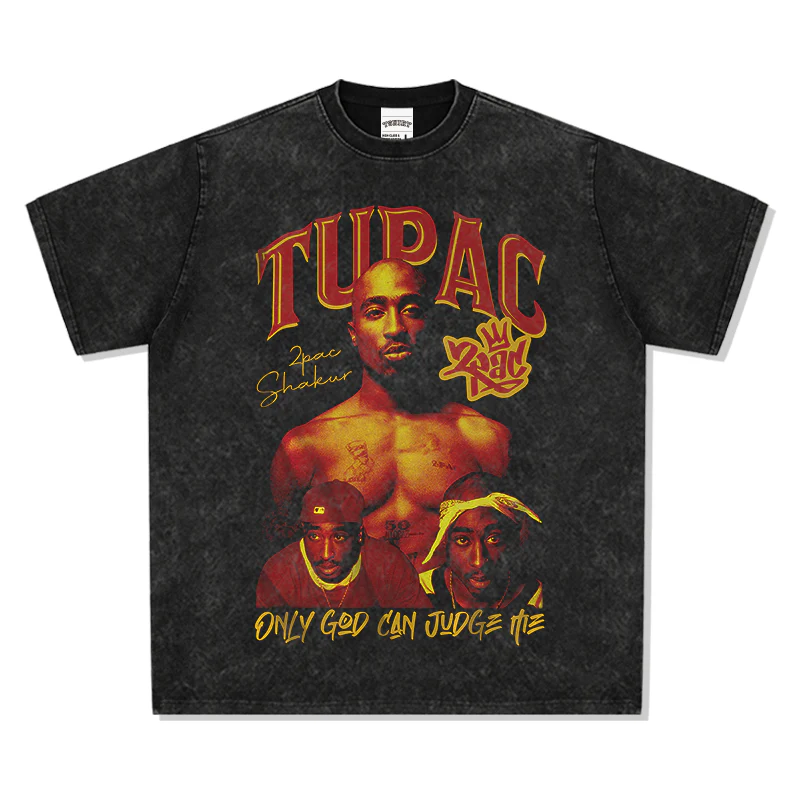 Only God Can Judge Me By Tupac Shakur TEE - Image 3